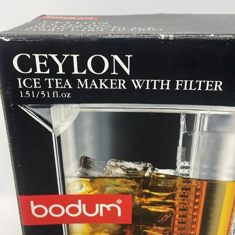 NIB Bodum CEYLON Iced Tea Maker With Filter